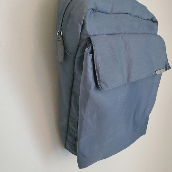 Kenneth Cole Reaction Gray Blue Spacey Y2K Mini Backpack - Picture 11 of 15